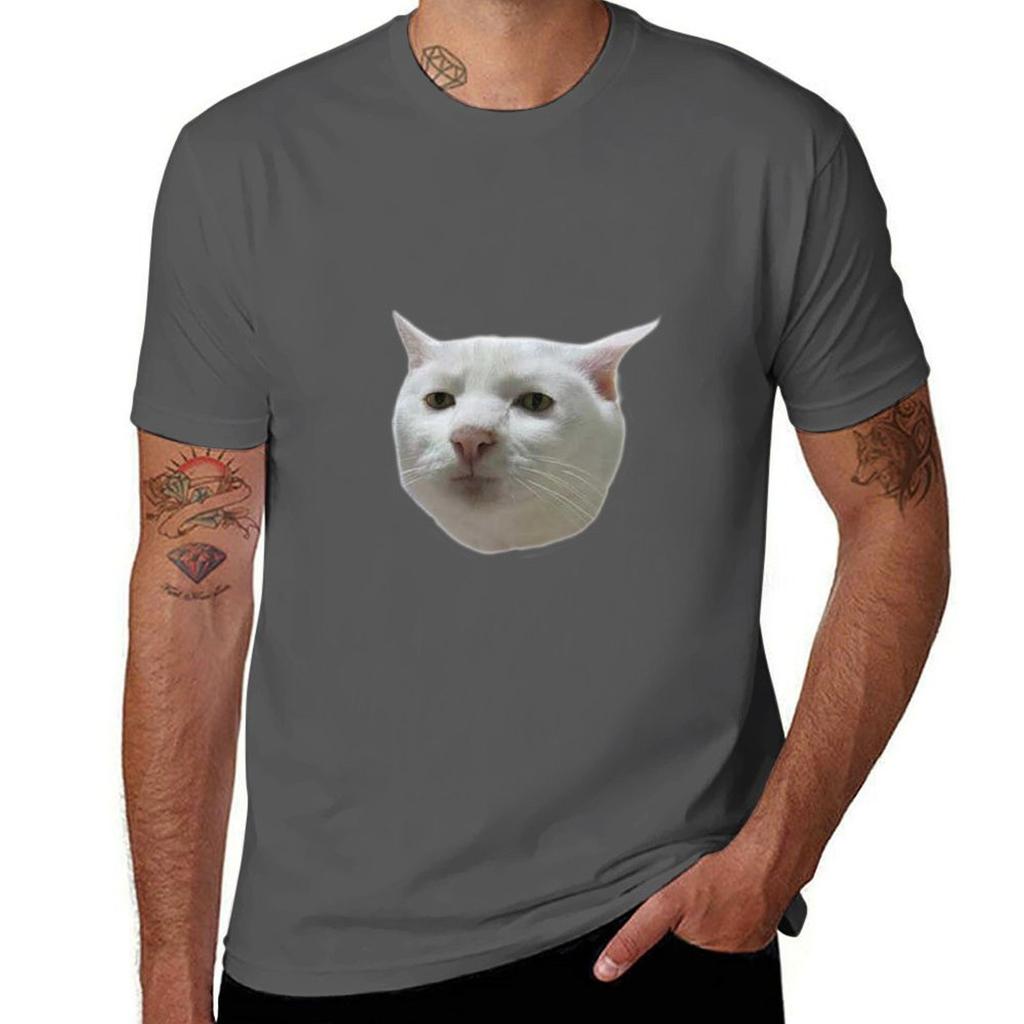 Polite Cat Tshirt Big And Tall Gym Tshirt
