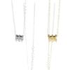 18K Gold Agate Pendant S925 Sterling Silver Necklace - Versatile Luxury Trendy Piece