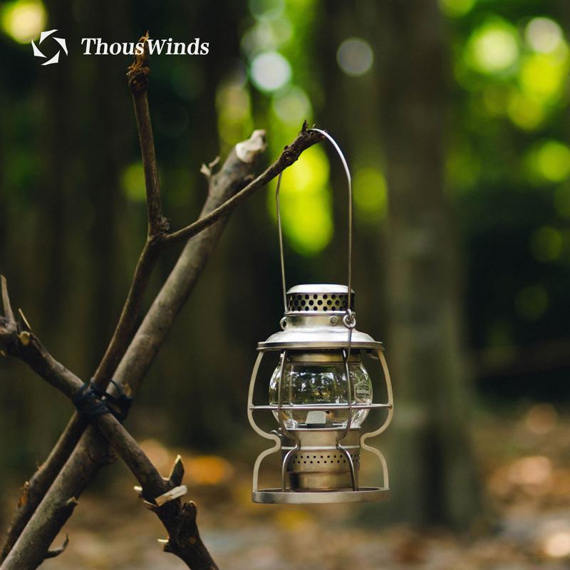 Thouswinds Railroad Camping Lantern Outdoor Lights Emotion Vintage Oil Lamp For Travel Picnic Lighting Camping Supplies