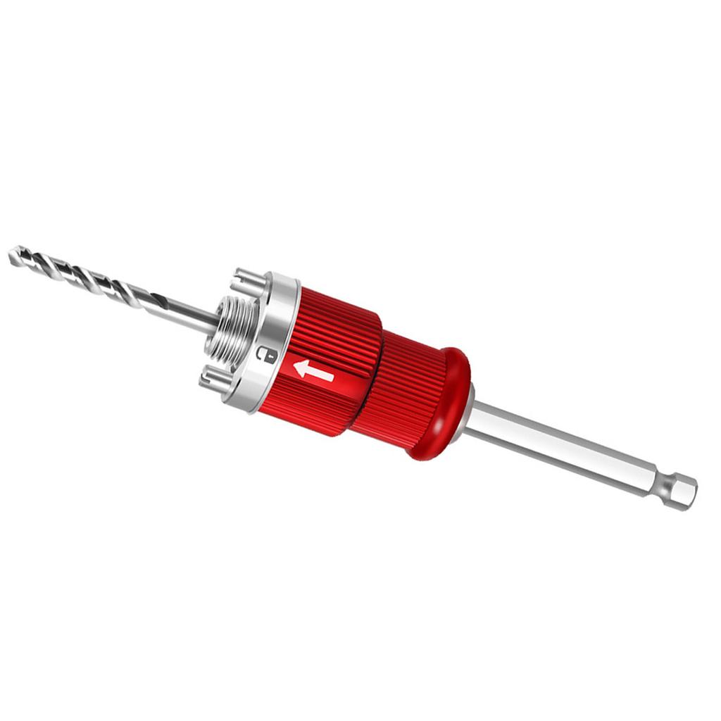 Hole Saw Arbor 5 8 Inch Thread 10mm Hex Shank Self Locking Hole Opener Quick Connect Rod for Drills