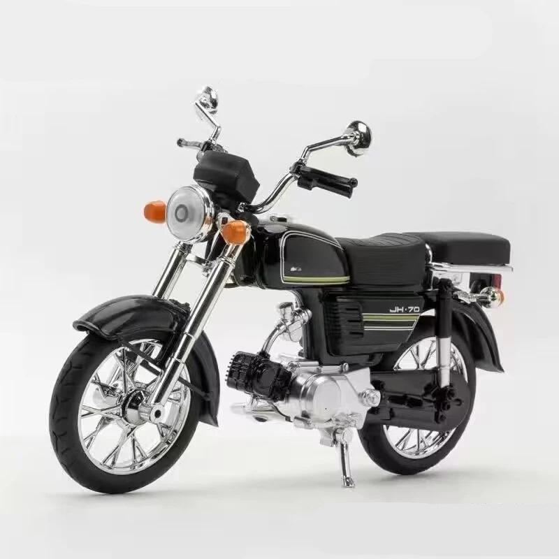 1:10 Jialing Jh-70 Modell Spielzeugmotorräder Metall Druckguss Sound Licht Stoßdämpfung Mini Motorräder Geschenke