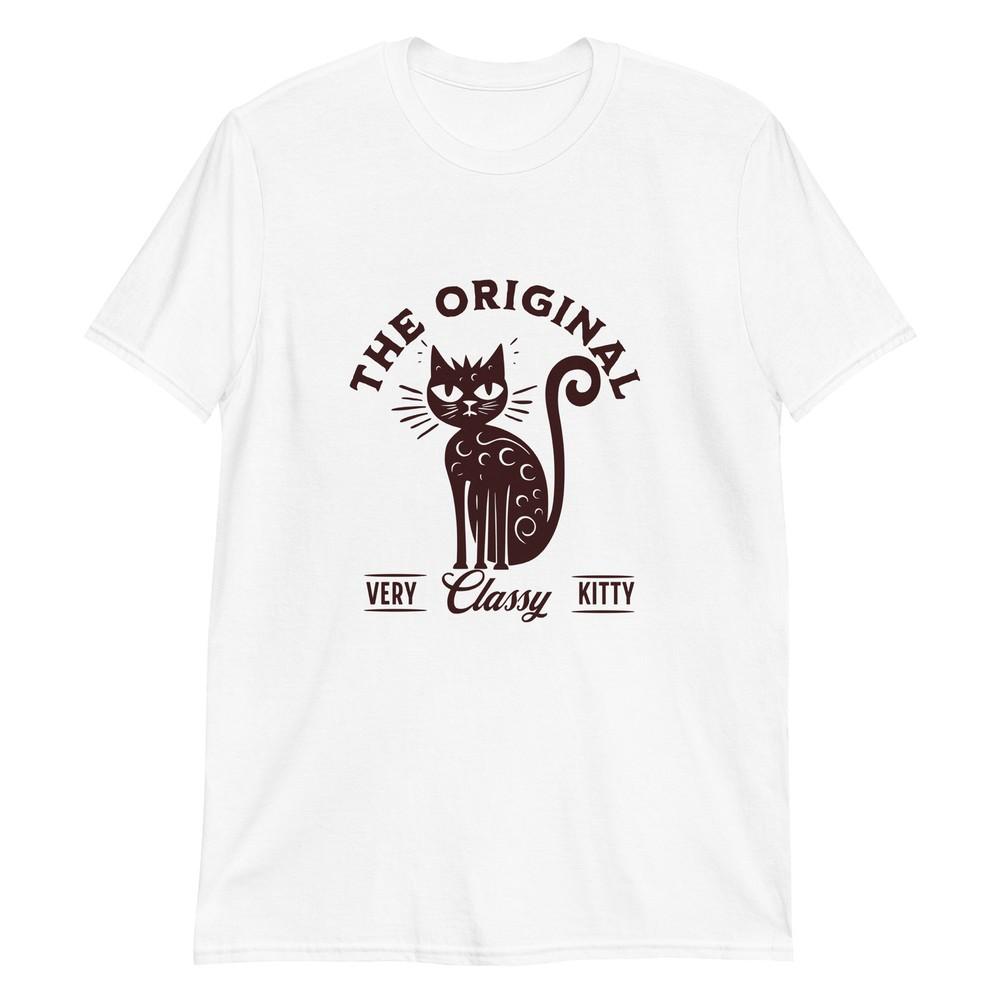 Original Very Classy Kitty Elegant Cat T-Shirt