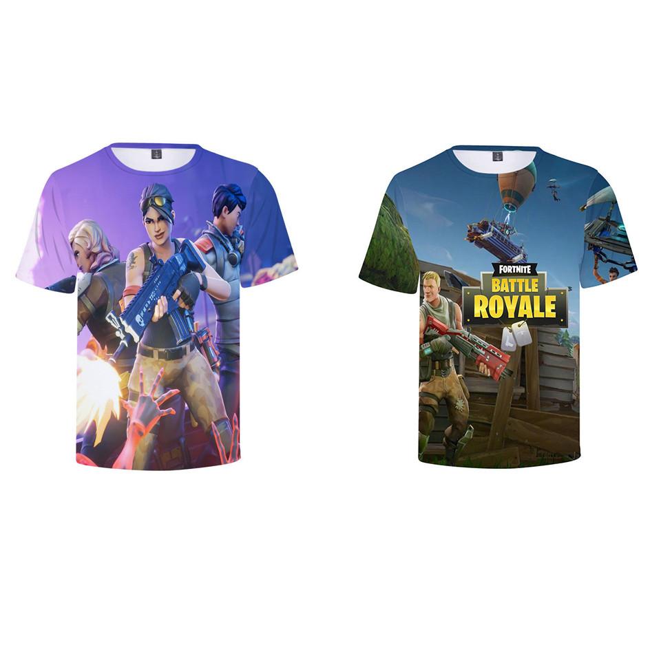 Fortnite T Shirt For Teens With 3d Print Summer Breathable Cotton Tee