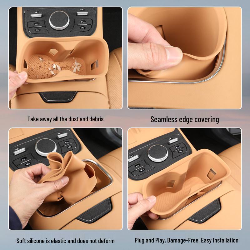 Galaxy Starship 7 Wireless Charging Anti-slip Silicone Pad for Cup Holder and Console Protection