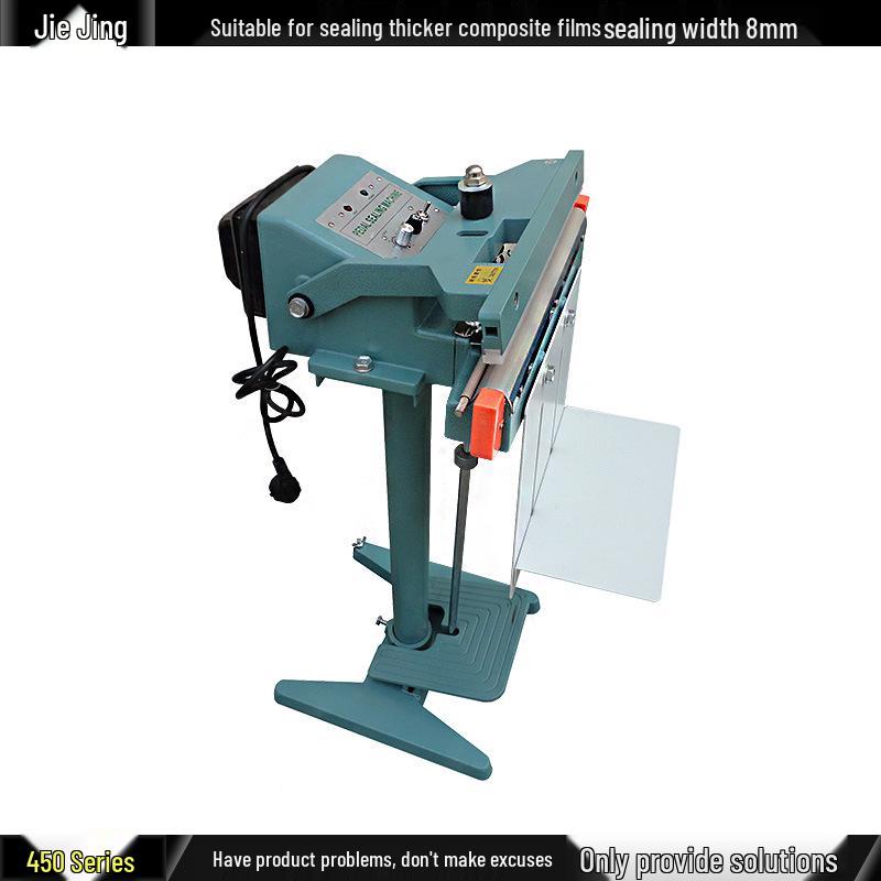 Single-Sided SF450 Aluminum Frame Foot Pedal Film Cutting & Sealing Machine
