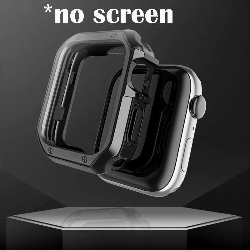 TPU Hülle Bumper Schutzhülle kompatibel für Apple Watch ultra 3 2 49MM 45mm/41mm 44mm/40mm 42mm/38mm iWatch Series11 10 9 8 6 5 4 3