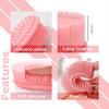Bath And Shampoo Brush, Silicone Body Scrubber For Use In Shower, Exfoliating Body Brush, Premium Silicone Loofah, Head Scrubber