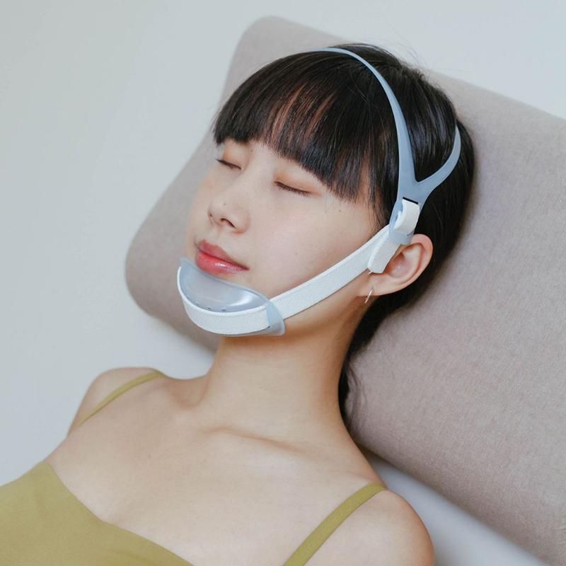 Justerbart Anti-Snorke Hakebelte Stropp Munn Puste Korreksjon Elastisk Bånd Forbedre Søvnpleie Verktøy Anti Apné Belte