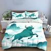 "Mountain Sky Bull Decor Set" Soft Comfortable Duvet Cover Bedding Set Included 1*Duvet Cover & 2*Pillowcases Gift