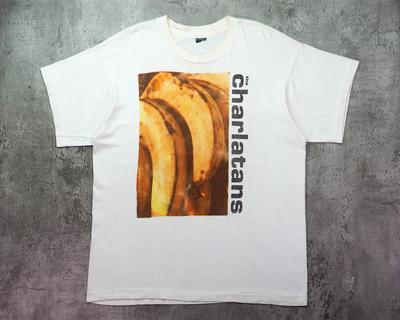 Maglietta Vintage 1992 The Charlatans Between 10th and 11th Tour Taglia XL
