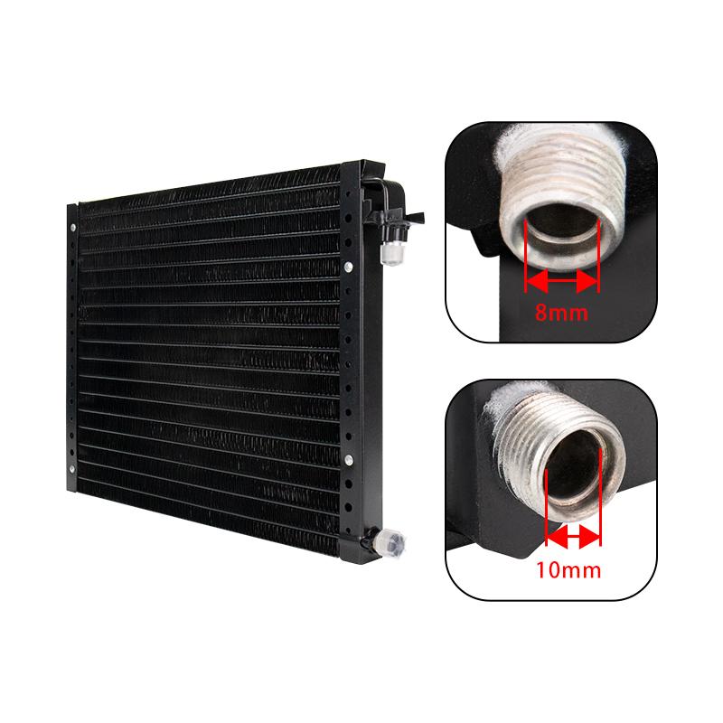 Heavy-Duty Aluminum AC Condenser 14x18x32 | Universal Fit for Trucks/Engineering Vehicles | Classic Car Tuning Upgrade