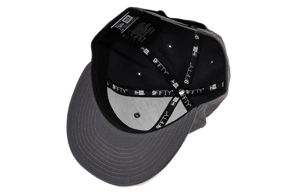 NEW ERA Cap 9FIFTY Flat Bill Snapback Cap Charcoal