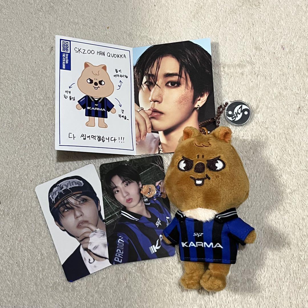 

[USED] straykids karma SKZOO Hankookka card set