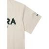 New Era Logo Loose Fit Round Neck Short Sleeve T-Shirt Unisex T-Shirts Beige 14112257