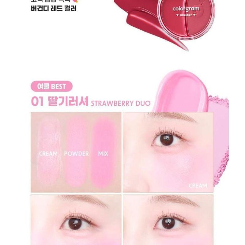 colorgram - Tintin Dory Duo Blusher - 5 Types
