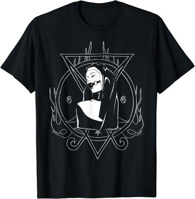 NEW Nun Sexy Girl Design Devil Pentagram Tee T-Shirt S-4XL Unisex T-Shirt