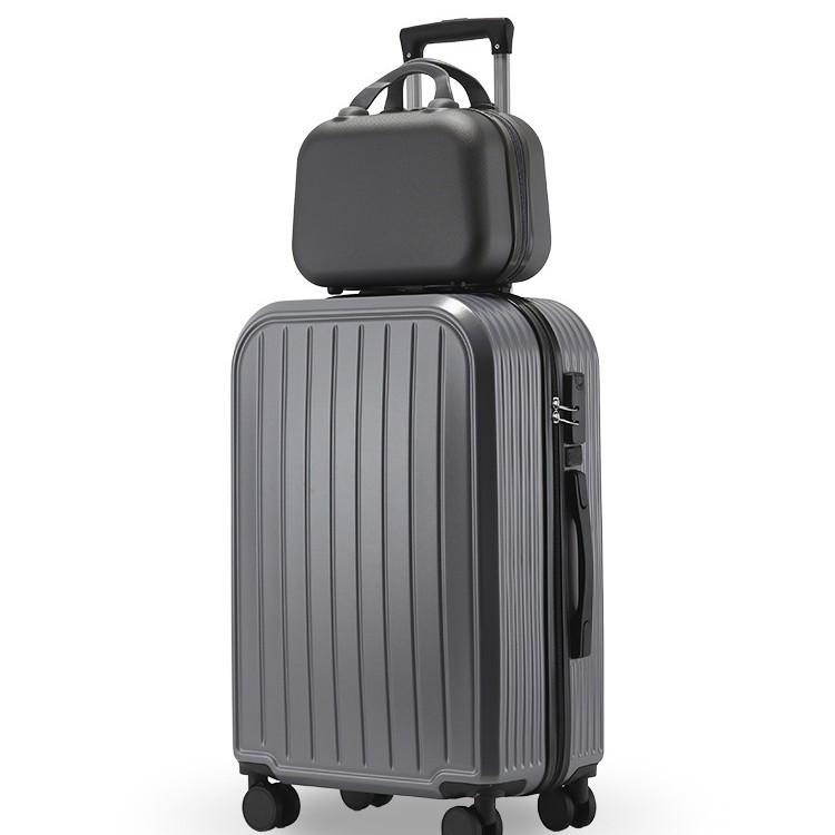 24-Inch Multifunctional Suitcase with Universal Wheels and New Lock System