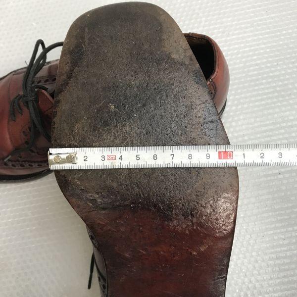 SAX Italy leather short chukka boots brown 27.0-28.0(USED)