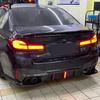 BMW 5 Series G30 G38 F90 Carbon Fiber Rear Lip Diffuser with Lights Body Kit