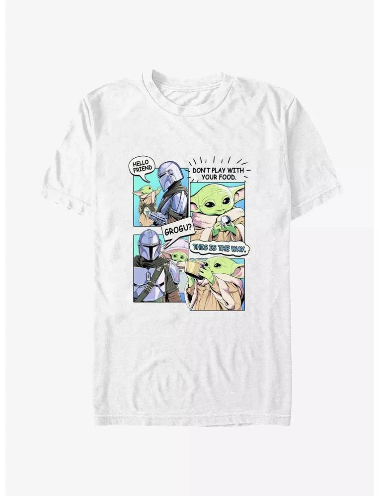 Star Wars The Unisexdalorian Play With Food Comic TShirt Unisex White S