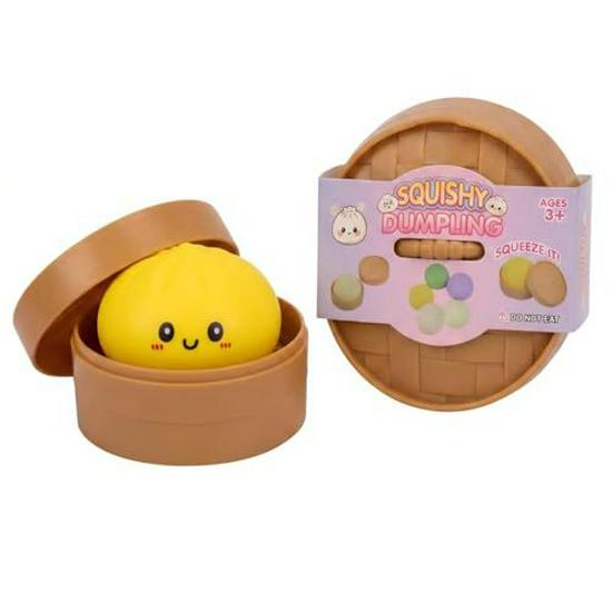 Colorful Emoji Baozi Stress Relief Toy - Cute Squeeze Steamer Basket for Decompression