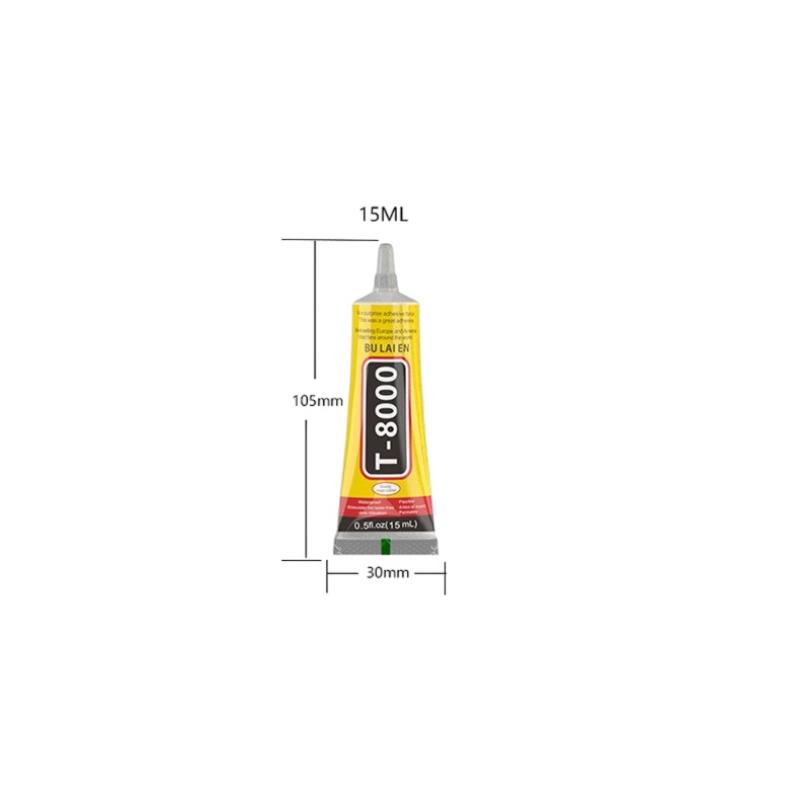 

1/5Pcs Super Strong Adhesive 15/50Ml E8000 Liquid Glue For Jewelry Crafts Diy Phone Screen Glass Nail Gel 15ML 1PCS