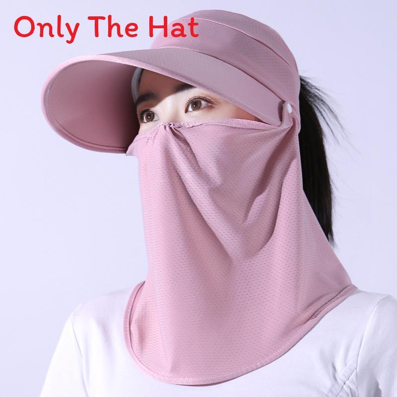 Sun Protection Cap For Women Summer Outdoor Uv Face Shield With Adjustable Fit