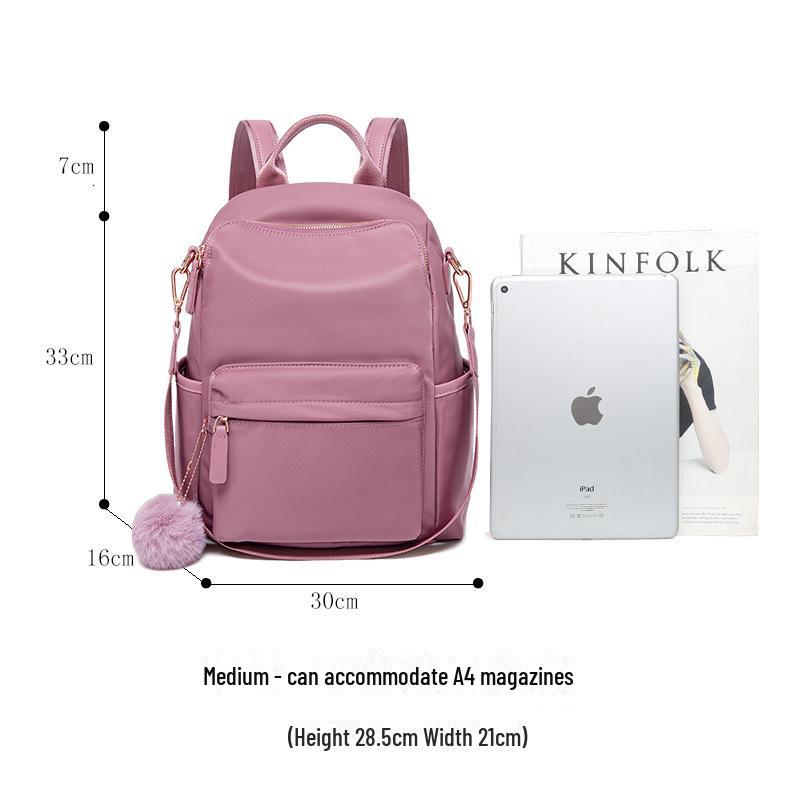 Женский рюкзак 2024 года из ткани Оксфорд с защитой от кражи — модная повседневная сумка для путешествий и учебы