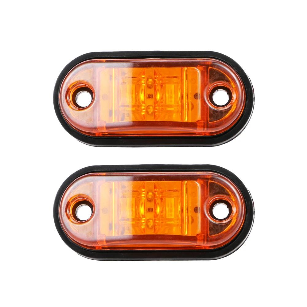 1 Pc/Pair 24v 12v Durable LED Side Marker Lights For Trucks Side Clearance Marker Light Clearance Lamp