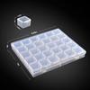 T02C!30 Grids Large Diamond Painting Storage, Tools Containers Plastic Bead Organizer Diamond Embroidery Accessories,Box Only