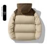 Herren Trendy Patchwork Corduroy Baumwolle Wintermantel