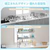 MAJALiS Drainer Above the Above the Sink Drainer 3 Kitchen Above the Dish Above the Sink Storage Reinforced High Automatic Easy To Stainless Large