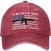 I Like Dogs Guns and Maybe People Hat for Unisexs I Like Dogs Guns Baseball Cap