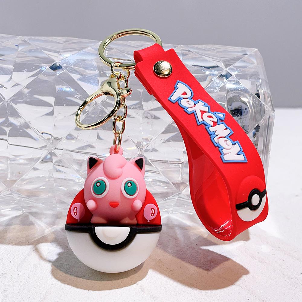Pok é mon Pok é Ball Pikachu Keychain, Pok é mon Cute Key Pendant, Men's and Women's Keychain, Doll Machine, Gift Wholesale