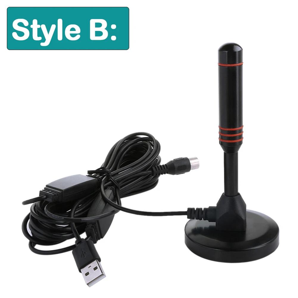 Tragbare TV-Antenne 300cm Koaxkabel Digitale TV-Antenne DVB-T DVB-T2 DAB Innen Außen Digital HD Freeview Antenne für Smart-TV