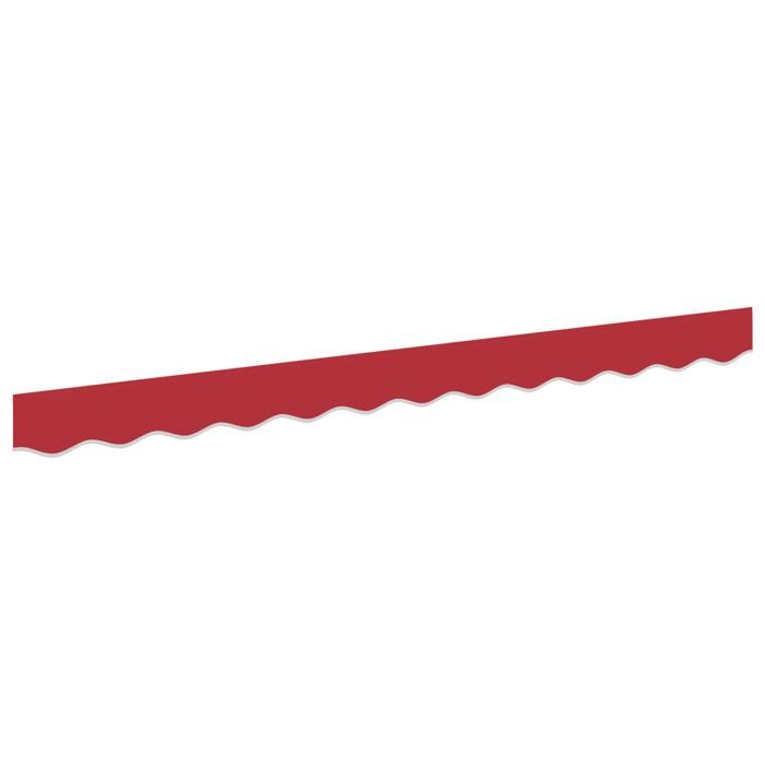 VidaXL bandeau de store pour cadre de 3 m rouge 2.8x0.2 m 42000793