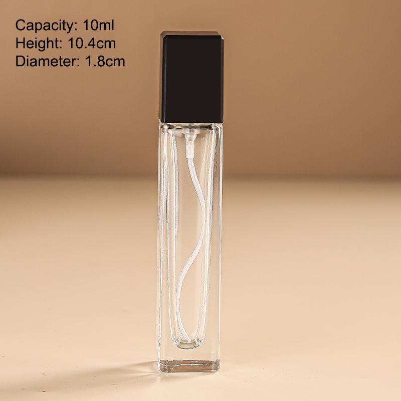 

5/10 мл прозрачный мини-флакон для духов из стекла для путешествий пустой флакон для косметики пробирка для образцов тонкие стеклянные флаконы янтарный спрей Storger 10ml