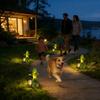 Outdoor Solar Light Waterproof Resin Frog Sculpture Lighting Frog Figures With Lighting for Lawn Yard Garden Patio Walkway