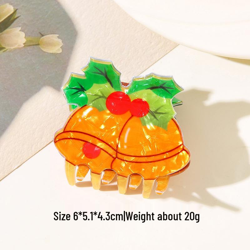 

Christmas Cartoon Shark Claw Hair Clip - Festive & Cute Accessory