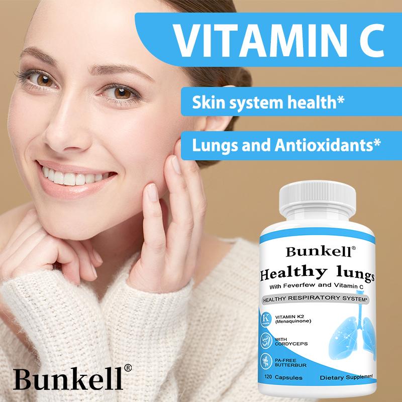 Vitamin C Dietary Supplement, With Quercetin, Menaquinone, 120 Capsules Per Bottle