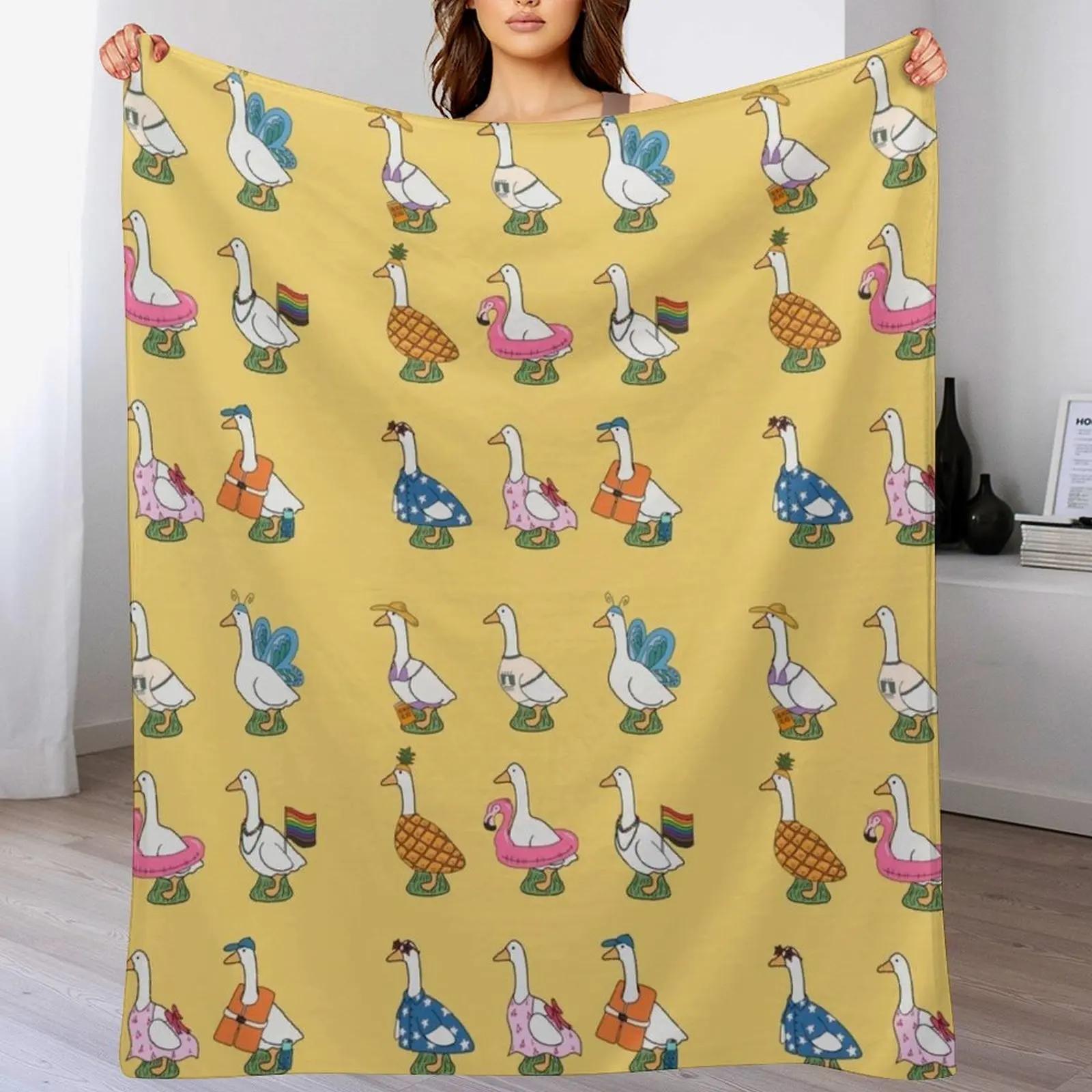 Summer Honk Throw Blanket Warm Accent Blanket for Living Room Decoration 102x76cm(40x30in)