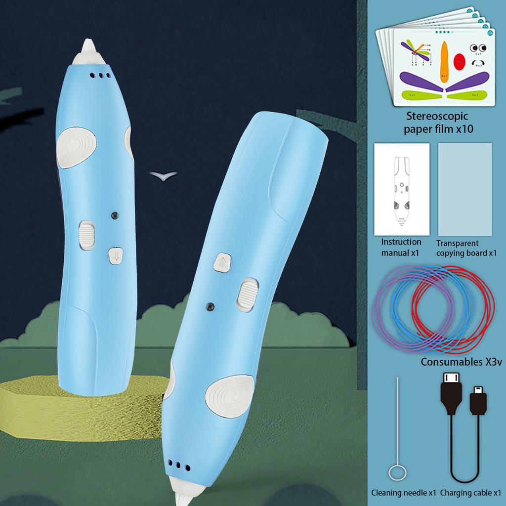 3D Printing Painting Pen Set Low Temperature Wireless Creative Toy DIY Stereoscopic Painting Pen