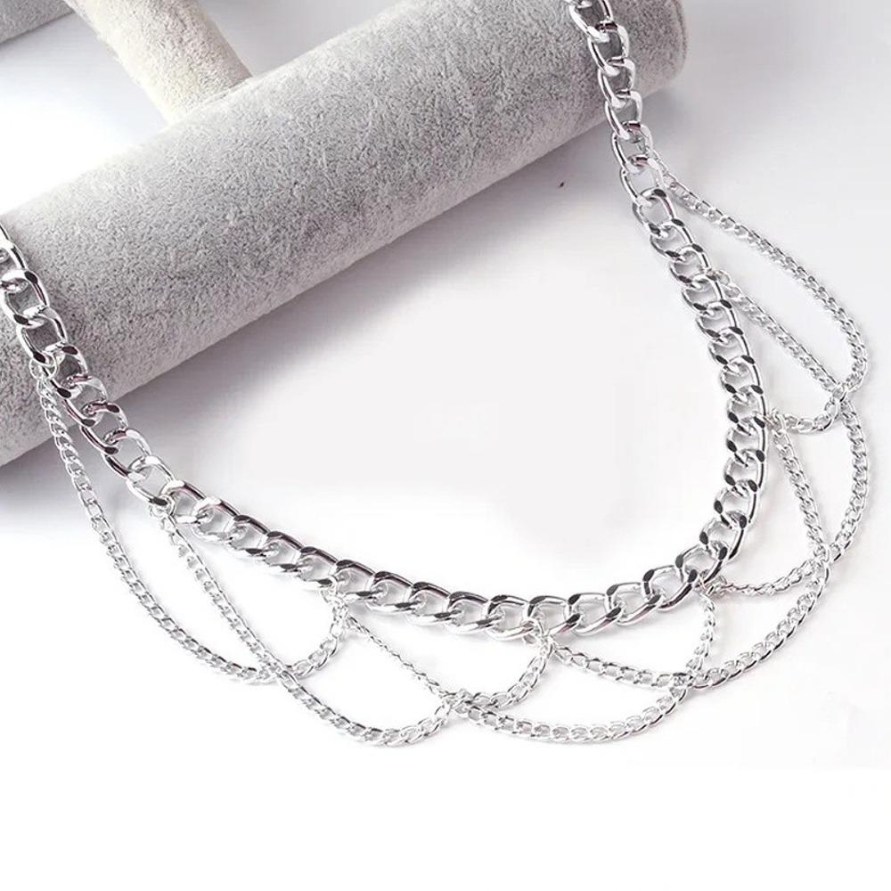 Metal Waist Chain Punk Style Tassel Waist Chain Fashion Pendant Chain for Women