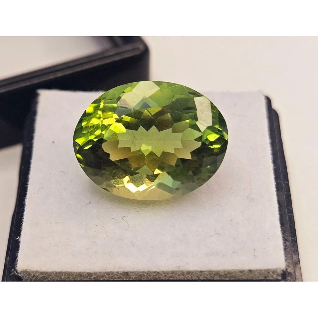 Oval Cut Bi-Color Tourmaline 9.85 Ct Stunning Loose Gemstone