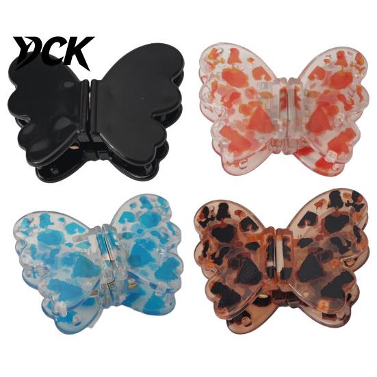 Hair Clips for Women Magnetic Girls, Butterfly Shape Strong Hold Non Slip Claw Clips, Seamless 2-in-1 Clip Thick or Thin Non-slip Accessories