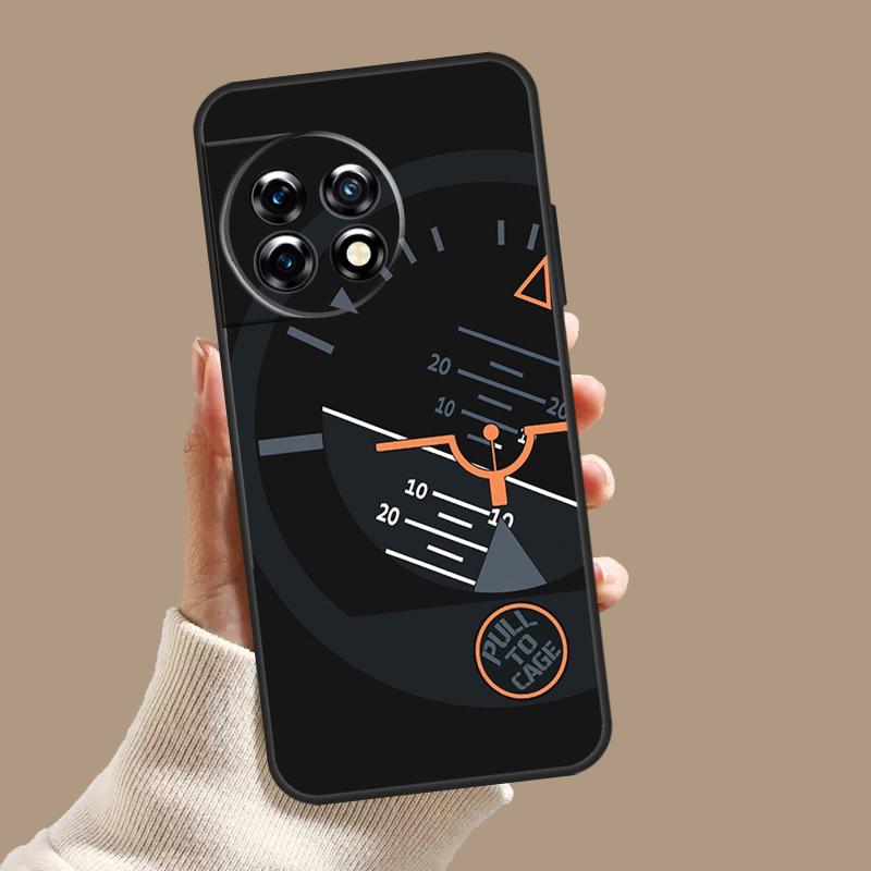 Flight Instruments Cockpit Case For OnePlus Nord CE 5 2 3 4 Lite N30 OnePlus 13 11 12 15 13T 13R 10T 12R 9 10 Pro Cover