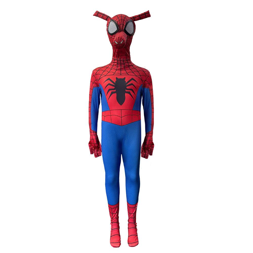 Spider Ham Hero Costume With Polyester Fabric For Cosplay And Halloween
