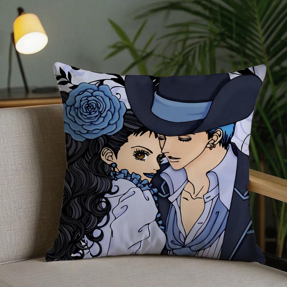 Anime P-Paradise Kiss Shoujo Mangas Pillow Case Cute Room Home office Decor Protective pixel Covers Without game Pillow-Insert