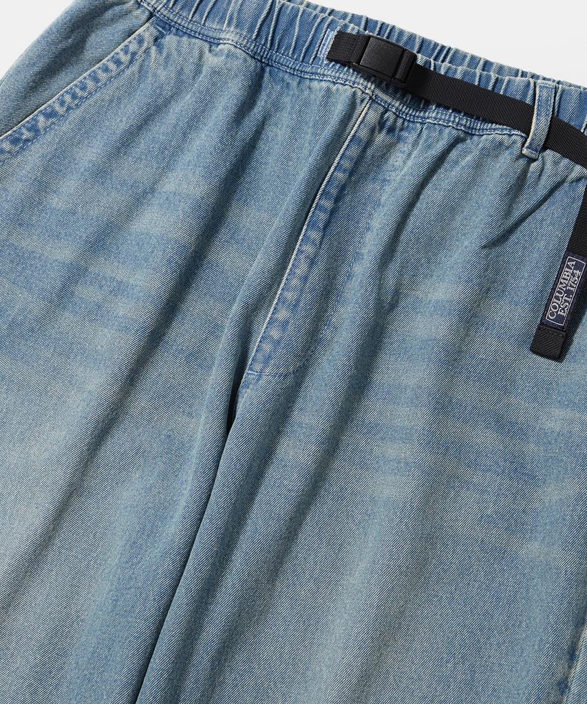 COLUMBIA UNIVERSITY Trajan Label Loose-Fit Washed Denim Pants_Light Jean