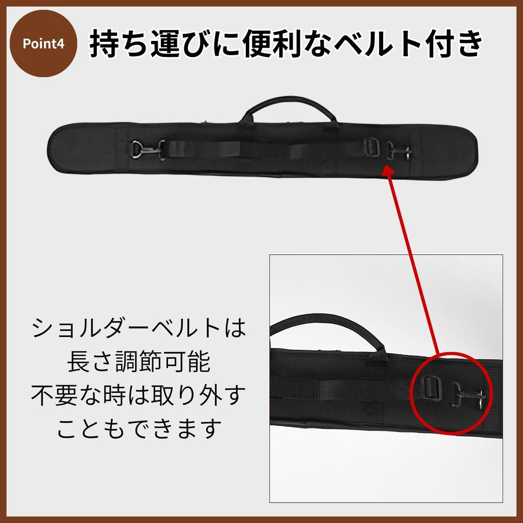 Rowaica Bow Case for Violin Cello Viola Double Bass String Instrument Bow Holder for 2 Bows Shoulder Strap Black